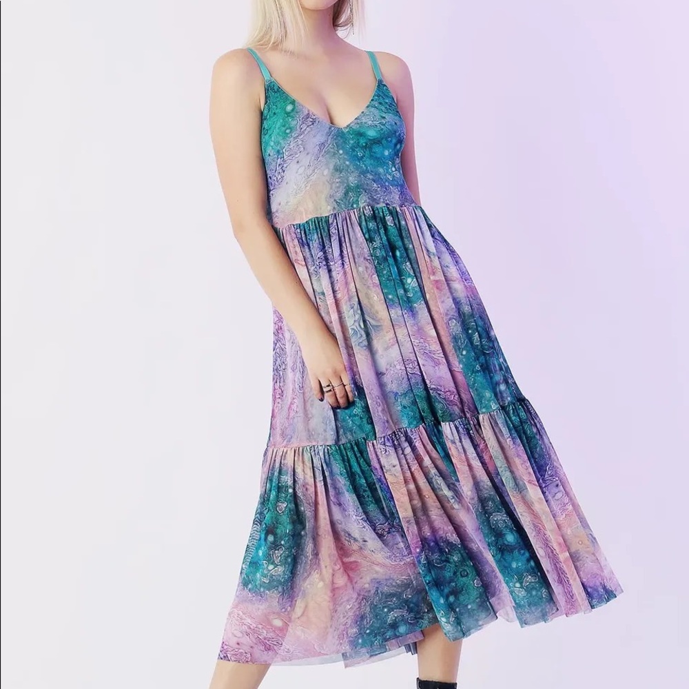 NWT Blackmilk Jupiter Sheer Midaxi Dress